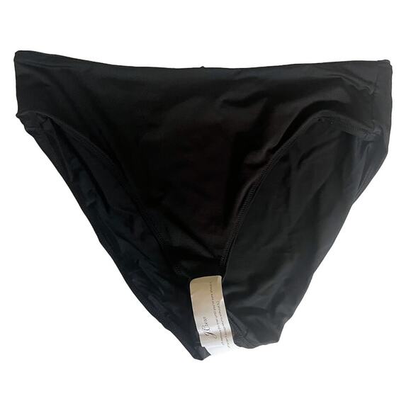 J. Crew Black High Rise Bikini Swim Bottom - Size 2X NWT - Picture 6 of 6
